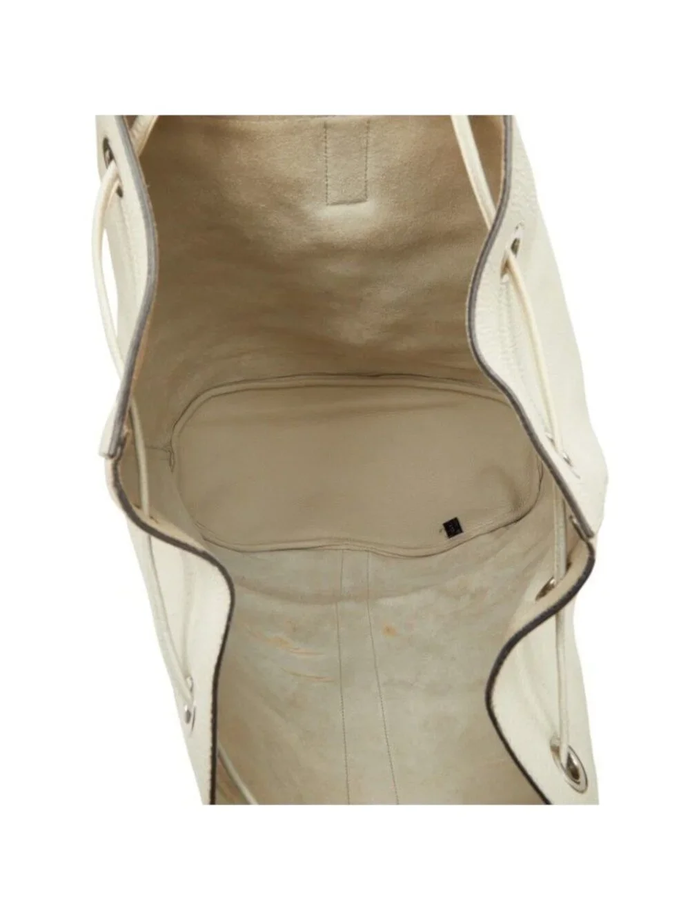 Gucci Bamboo Backpack White Leather